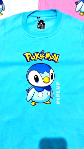 Kaos Pokemon PIPLUP Baju Distro Anak Sablon Dtf Premium Combed30s