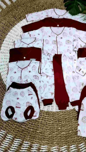 Paket Setelan Baju Bayi Baru Lahir Hemat 18 pcs 9 Setel