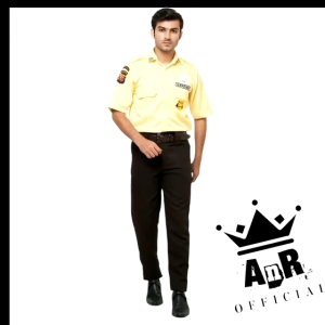 1 set baju & celana seragam security satpam PDH premium terbaru lengan pendek