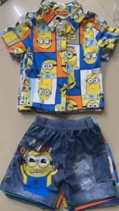 10-23kg bộ sơ mi tay ngắn bé trai thun lạnh loại 1 mềm mịn bền đẹp