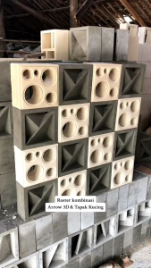 Roster/beton/lubang/angin/modern/dekorasi/rumah/pagar/hiasan/dinding/terbaru/warna/parian/putih/abu/merah/anti/tampias Hiasan Dinding Minimalis Roster Beton Anti Tampias - Lazada