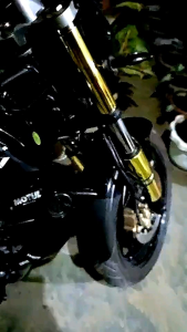 Cover shock yamaha byson/bison atas bawah