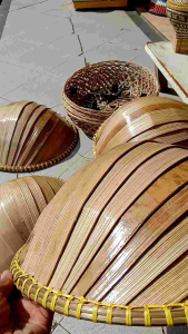 topi petani/topi bambu/ cetok