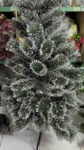 Pohon Natal Salju Jarum Kaki Besi 4ft-8ft: Kualitas & Desain Unik