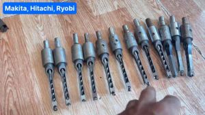 Mũi đục mộng vuông hàng tháo máy - dùng cho máy mộng vuông Makita Hitachi RYOBI