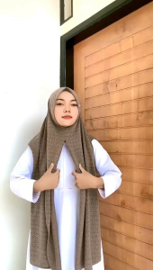 Hijab Phasmina Oval Malay Azira Jersy Etnik/Kerudung Pasmina Instan Panjang/Viral Pasmina Malay
