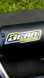 knalpot STANDAR RACING GEAR PRO model  moncong shijiro