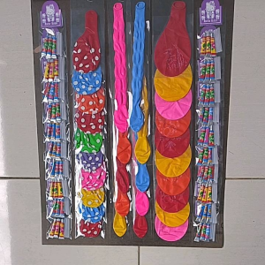 Mainan Anak Balon Campur isi 50 pcs Siap Jual / Balon Odol / Balon Ulang Tahun