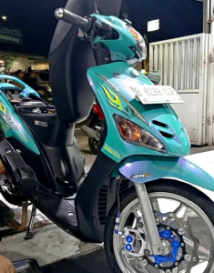 striping transparan motor mio