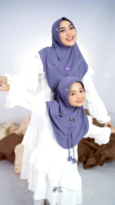 ARRAFI Hijab Instan AR 878 Std Wanita Dewasa Muslim Stella Premium Polos Pet Antem √ Armyna Hijab ||