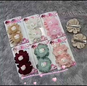(1PASANG) JEPIT RAMBUT HELLO KITTY IMPORT / JEPIT RAMBUT KARAKTER HELLOKITTY / CUTE HAIR CLIP / RB5030