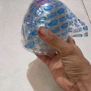 Tutup gelas bening cembung isi 50pcs 10Oz 12Oz 14Oz 16Oz cup pop ice juice jus