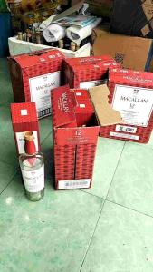 Vỏ Chai Macalan Của Anh Mẫu Mới 700Ml Thủy Tinh Cao Cấp Trang Trí Nhà Cửa. Chai Rỗng Không Có Chất Lỏng Bên Trong.