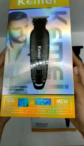 Alat Cukur Rambut KEMEI 2293 Black Doff Clipper Kemei Barbershop Professional Hair Clipper