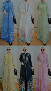 DRESS GAMIS MODE SYAHIRA TERBARU BY KAYYANI 100% ASLI REAL