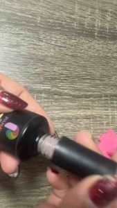 (041)Rubber baseสีนู๊ดๆเนื้อหนากว่าเบสธรรมดา เนื้อสีทาแทนสีได้เลย สีสวย ละมุน เสริมหน้าเล็บดี