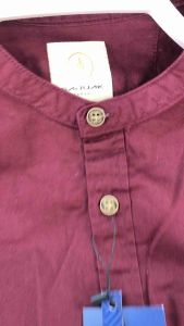 BAJU KEMEJA KOKO KEMKO PRIA LENGAN PANJANG SANGHAI KANCING FULL THIRKA