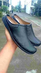 Sendal bustong pria kulit/terbaru/terlaris/trendy/by zurru