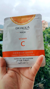 Mặt Nạ Bioaqua Vitamin C Mẫu Cao Cấp Chuyên Dùng Trong Spa Cấp Ẩm Dưỡng Trắng Mời Thâm Trẻ Hóa Da 25ML