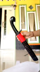 golok fulltanduk super bowie ujung turun baja per asli