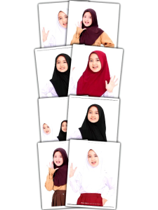 hijab hamidah kerudung bergo anak  sd hijab sekolah instan