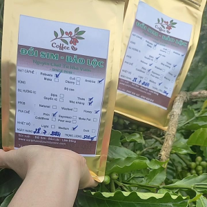 Combo 500gram _ 2 gói/ 250gram (Gu) cà phê Mộc pha Sữa và pha Đen nguyên chất