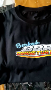 Kaos Berkah Doa Orang Tuaku Kaos Wanita Kaos Pria Kaos Anak Kaos Murah Putih Hitam Kaos VIiral Crew Neck