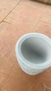 cối đá xanh nguyên khối kích thước cực lớn (chiều rộng=30cm. chiều cao=30cm)