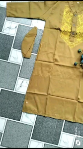 Koko Juba Anak Laki-Laki Warna Bordir Katun Adem Lembut Usia 4th-15th Bonus Peci