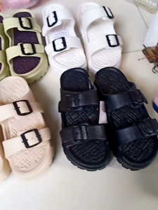 DÉP NỮ QUAI NGANG ĐẾ CAO 6CM QUAI HAI KHOÁ MỚI SIZE 36_39