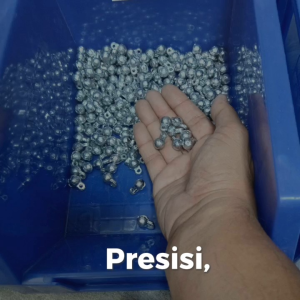 Timah Anting Model Pemberat Pancing 1 Kg – Ukuran A1–A6 Harga per Kg