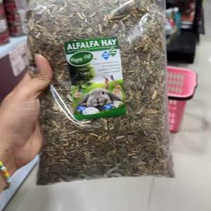 หญ้ากระต่าย อัลฟาฟ่า HAY อาหารกระต่าย หนูแกสบี้ หนูแฮมสเตอร์ ไก่ ขนาด 300 กรัม (พรีเมี่ยม) หอม สด ใหม่ คุณภาพสูง