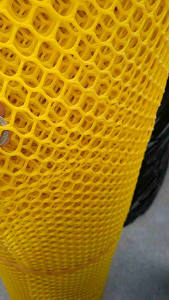 Yellow Plastic Screen Net