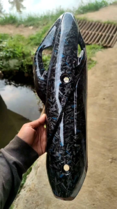 Forged biru tameng knalpot pcx 150