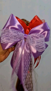 โบว์ผ้าซาตินจั๊มโบ้