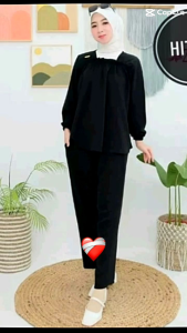 ONE SET ANDIN - SELELAN BAJU WANITA ANDIN - BAJU SETELAN PANJANG