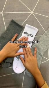 Kaos Kaki olahraga fashion pendek setengah betis tebal avo seri s-015