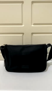 FASHION BAG JANE 6813/TAS SELEMPANG WANITA IMPORT/TAS KANVAS WANITA/TAS KANVAS HITAM TERBARU