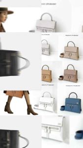 HOLB 4025# CLARA crossbody&shoulder bag 25cm with box