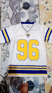 Baju Kaos Jersey Boxy Uniseks - Jersey Casual Model Angka 96 - Desain Sporty Keren Dry Fit Brazil Milano Nyaman untuk Hangout dan Olahraga