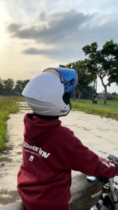 HELM HLAF FACE TOD KYROS PAKET GANTENG