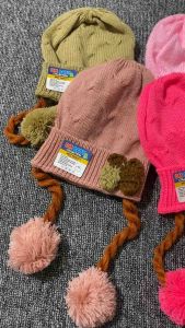 Kepang Nanas - Kupluk Bayi Rambut kepang Model Nanas 0-12 Bulan