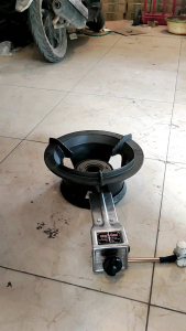 Bếp biogas đơn cỡ lớn đánh lửa tự động chính hãng cty Hùng Vương ảnh thật