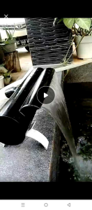 30cm pipah 2½"  waterfall fortablle kolam ikan koi/ikan  hias