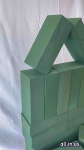 (10 ก้อน) โอเอซิส โฟมปักดอกไม้ Floral foam ขนาด 23 x 10.5 x 7 เซนติเมตร