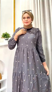 daster susun motif GG gamis susun midi busui - baju midi susun ibu hamil - daster ibu hamil - daster ibu menyusui - baju daster rayon model susun - baju tidur baju santai