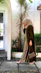 Kaftan Motif Maudy Rayon Tebal Jumbo Ld 180 cm