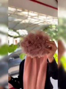 Cepol Hijab Viral Anti Pusing kekinian Cepol Tile Scruncie Flowy