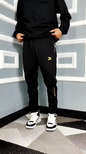 Celana Panjang Olahraga Pria Wanita Sport Polosan Santai & Gym