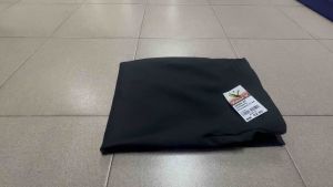 [Falcon] 289H Kain Kembang Pengawas Sekolah Perempuan｜Kain Cotton Susun Belakang Uniform Sekolah｜ Hitam Cotton